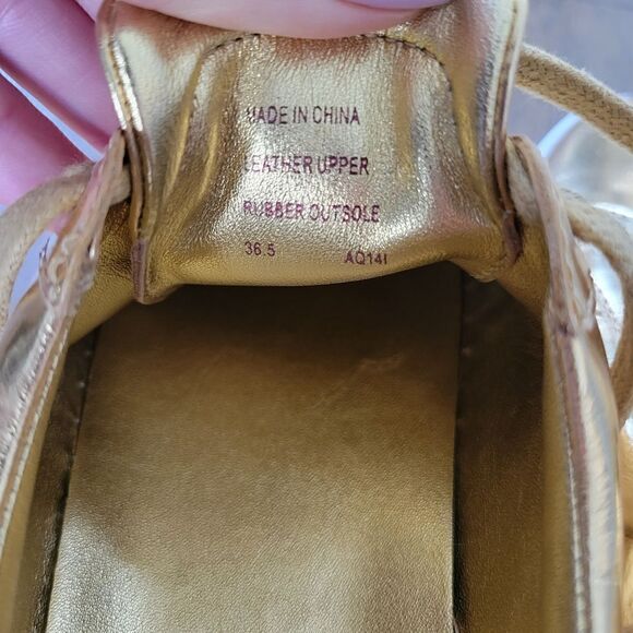 Michael Kors sneakers gold 36.5 - Picture 9 of 9